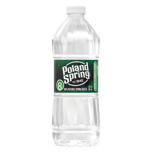 Poland Spring 100% Natural Spring Water Plastic Deposit Bottle