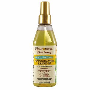 Creme of Nature Pure Honey Scalp Refresh Invigorating Leave-In, 8 OZ