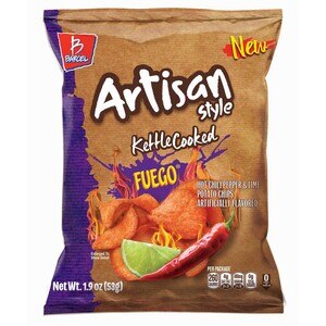 Barcel Artisan Style Fuego Kettle Potato Chips, 1.9 OZ