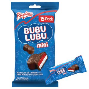 Ricolino Mini Bubulubu Marshmallow Bars, 10.5 OZ