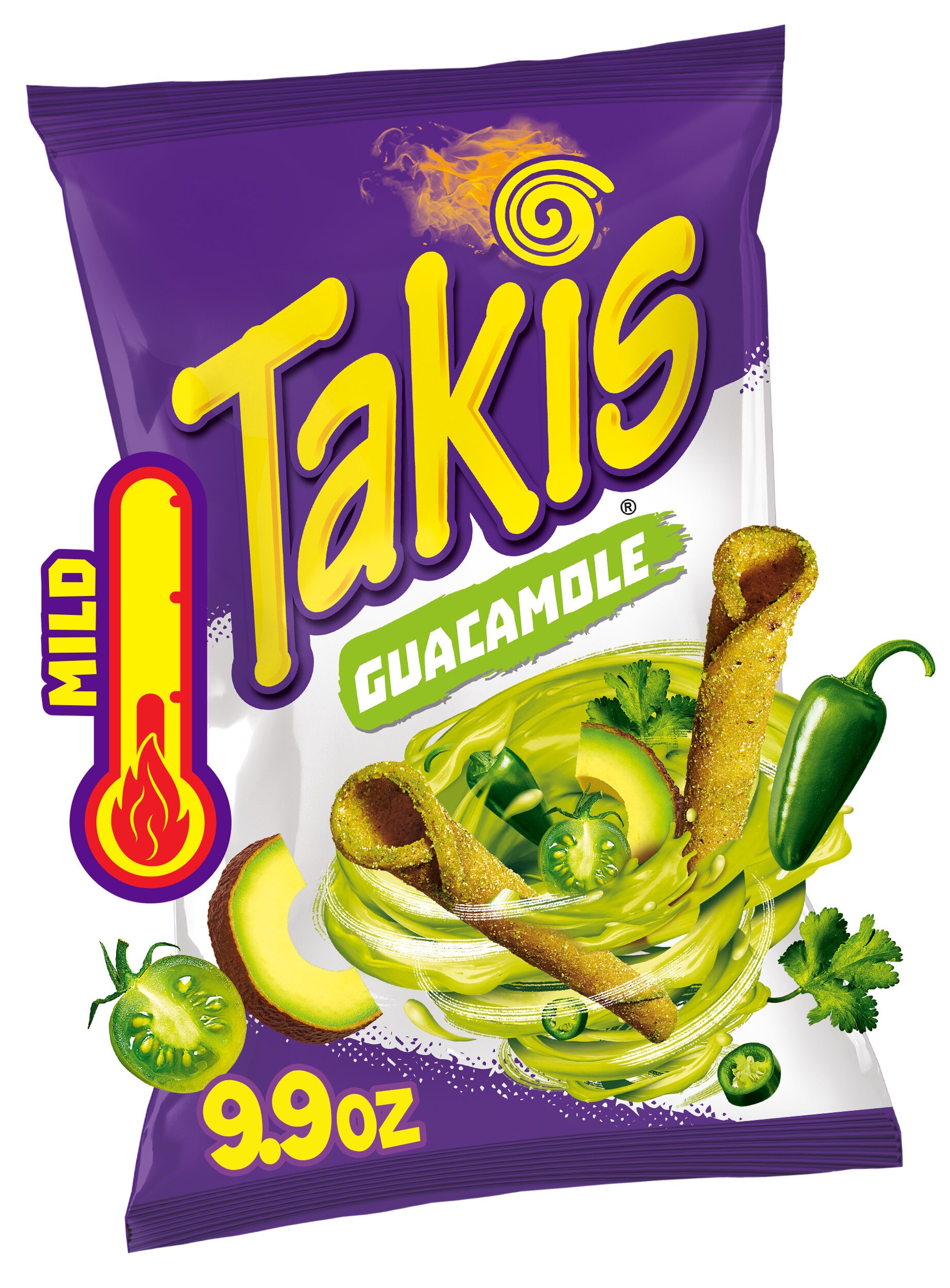 Takis Guacamole Rolled Tortilla Chips, 9.9 OZ