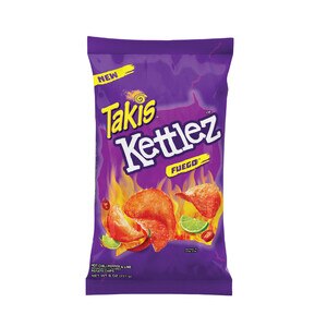 Takis Kettlez Fuego Hot Chili Pepper & Lime Kettle-Cooked Potato Chips, 8 OZ