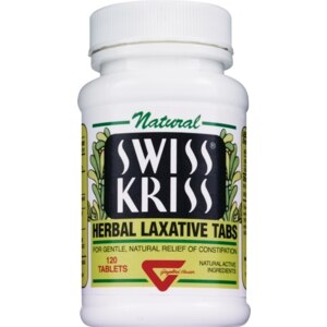 Swiss Kriss Natural Herbal Laxative Tablets, 120 CT