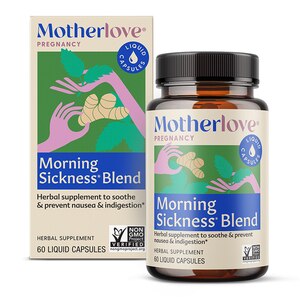 Motherlove Pregnancy Morning Sickness Capsules, 60 CT