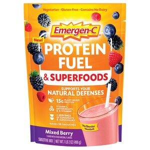 Emergen-C, Protein Fuel & Superfoods Smoothie Mix