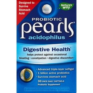 Nature's Way Probiotic Pearls for Digestive Health Softgels, 30 CT