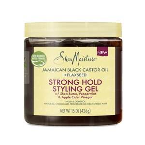 SheaMoisture Jamaican Black Castor Oil & Flaxseed Strong Hold Styling Gel, 15 OZ
