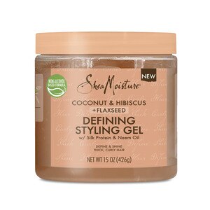 SheaMoisture Coconut & Hibiscus Defining Styling Gel, 15 OZ