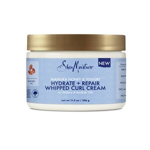 SheaMoisture Manuka Honey & Yogurt Hydrate & Repair Whipped Curl Cream, 11.5 OZ