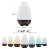 HealthSmart Aromatherapy Diffuser Cool Mist Humidifier for Essential Oils, thumbnail image 2 of 5