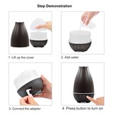HealthSmart Aromatherapy Diffuser Cool Mist Humidifier for Essential Oils, thumbnail image 4 of 5