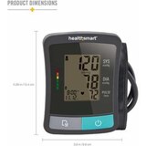 HealthSmart Standard Series Automatic Digital Upper Arm Blood Pressure Monitor, Black and Gray, thumbnail image 3 of 5