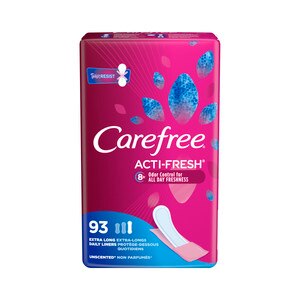 Carefree Acti-Fresh Extra Long Panty Liners To Go