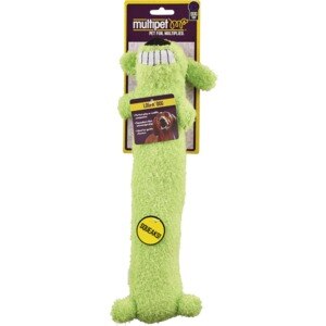 Multipet Loofa Dog Toy, Medium Size, Assorted Colors