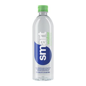Smartwater Cucumber Lime, Vapor Distilled Premium Bottled Water, 23.7 OZ