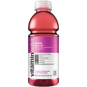 Vitaminwater Revive Electrolyte Enhanced Water, Fruit Punch, 20 Fl Oz