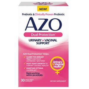 Azo Dual Protection Urinary & Vaginal Support, 30 CT