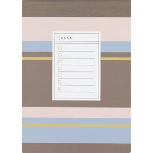 Caliber Hardcover Memo Pad, 5in x 7in, 100 Sheets, Assorted