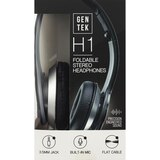 GENTEK H1 Foldable Stereo Headphones, thumbnail image 1 of 6