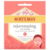 Burt's Bees Rejuvenating Eye Mask, Single Use Eye Mask, 1 Pair, thumbnail image 1 of 9