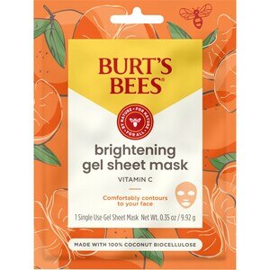 Burt's Bees Brightening Biocellulose Gel Face Mask with Mandarin Extract