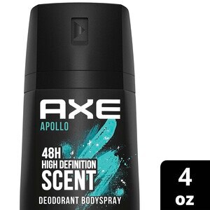 AXE Apollo 48-Hour High Definition Scent Deodorant Body Spray, Sage & Cedarwood, 4 OZ