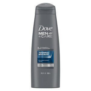 Dove Men+Care Youthfull Revitalize 2-in-1 Thickening Shampoo and Conditioner, 12 OZ