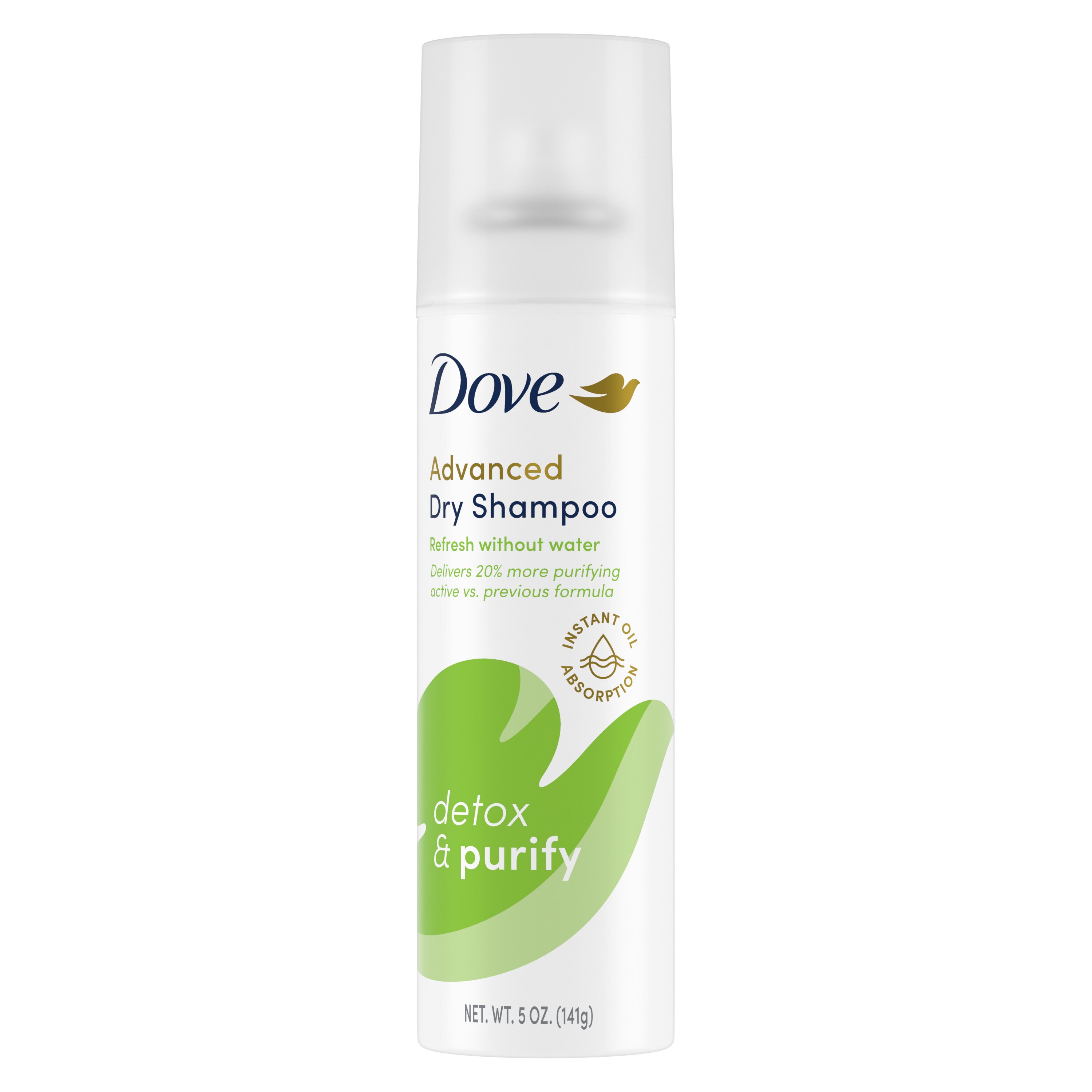 Dove Refresh+Care Dry Shampoo, Detox & Purify, 5 OZ