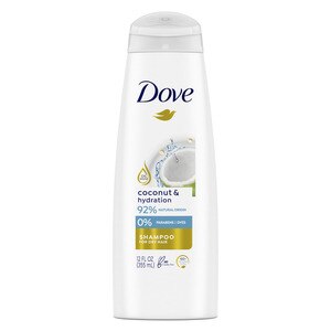 Dove Coconut & Hydration Shampoo, 12 OZ