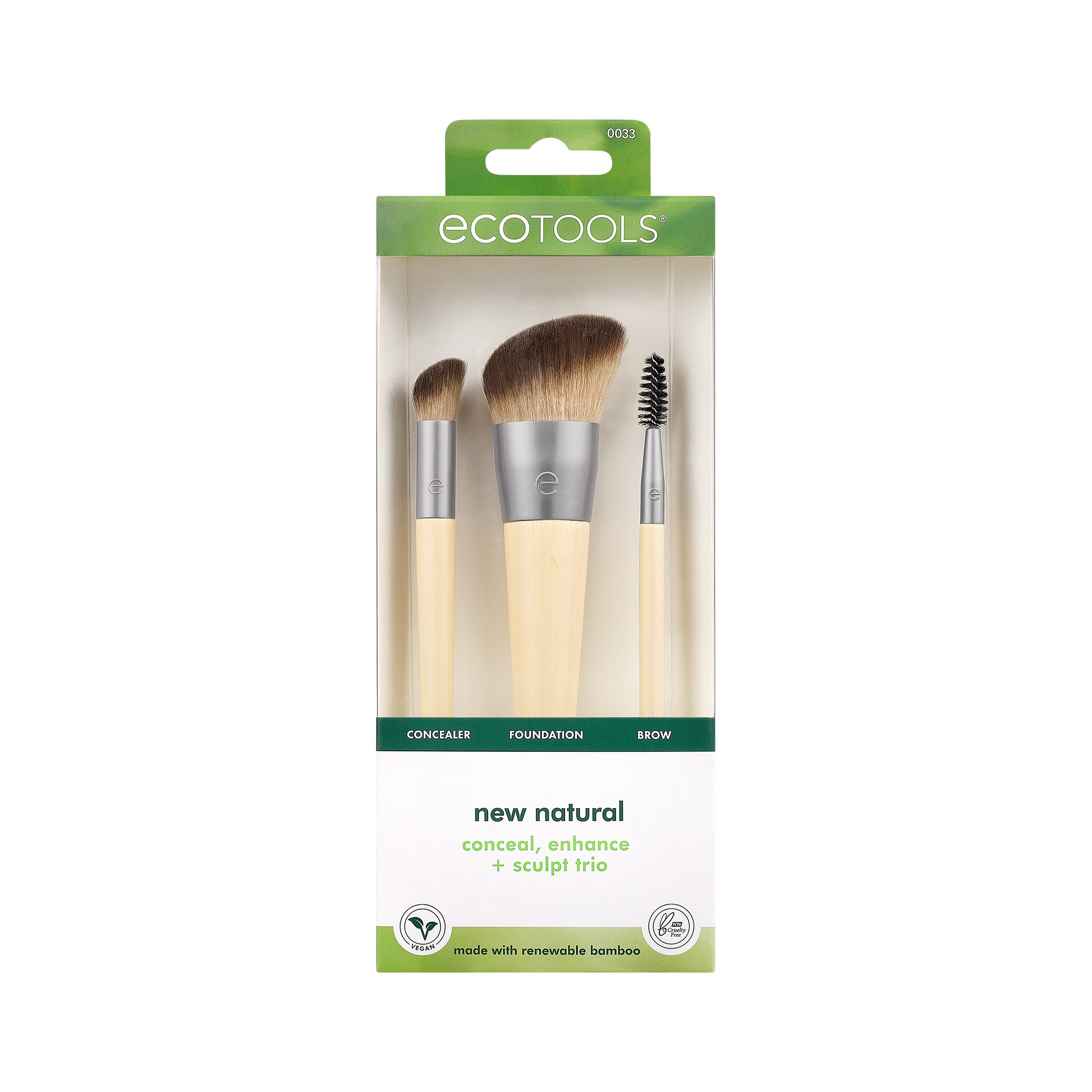 EcoTools New Natural Conceal, Enhance, & Sculpt Trio, 3 Piece Set