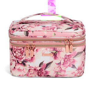 Sophia Joy Floral Double Zip Train Case