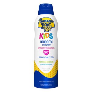 Banana Boat Kids Mineral Enriched SPF 50 Sunscreen Spray, 6 OZ