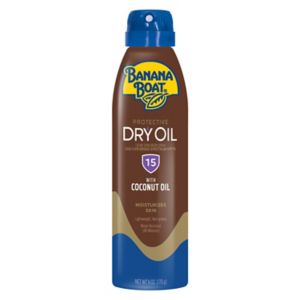 Banana Boat Dry Oil Sunscreen Spray, SPF 15, 6 OZ