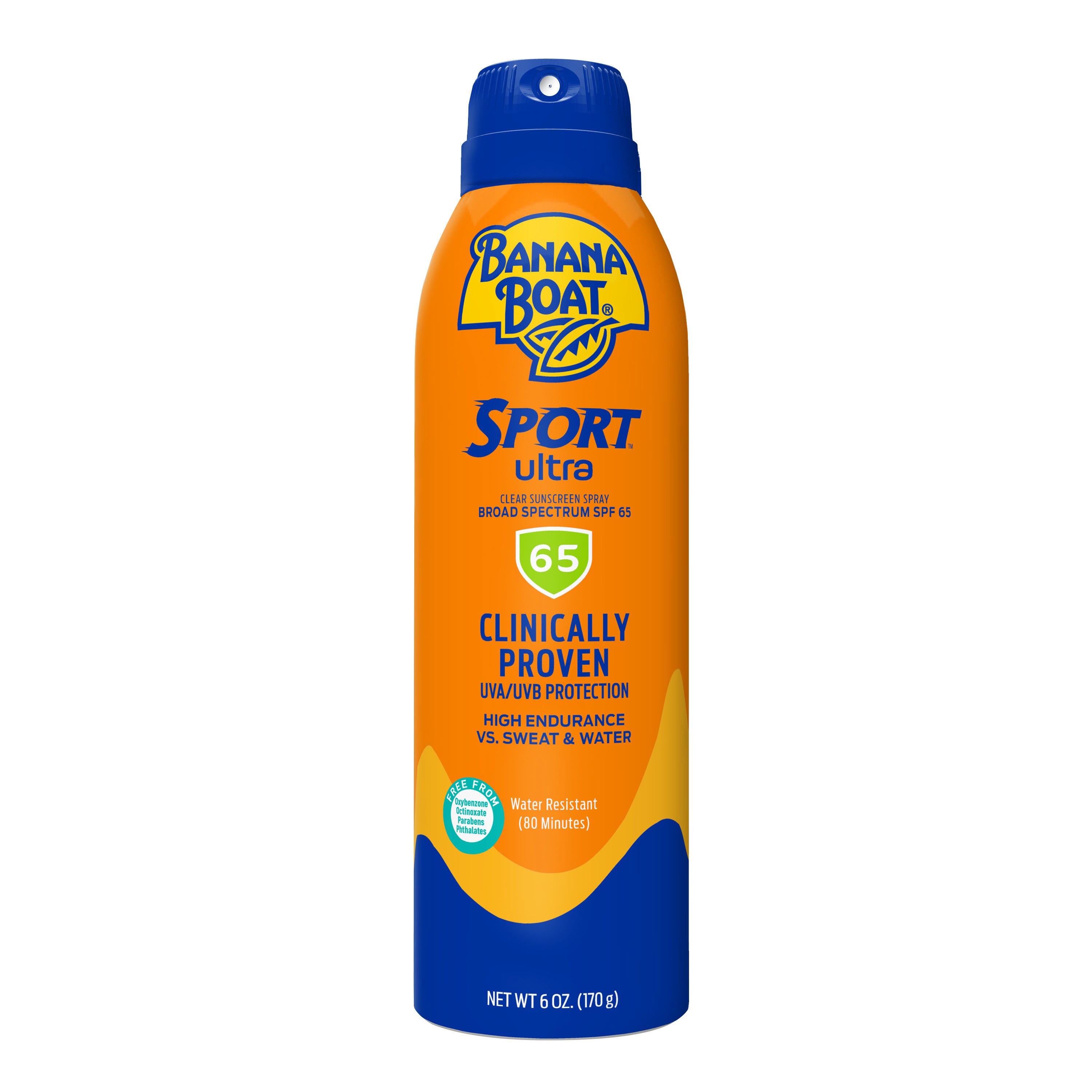 Banana Boat Sport Ultra SPF 65 Clear Spray Sunscreen