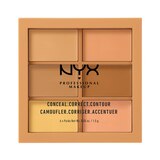 NYX Professional Makeup 3C Conceal Correct Contour Palette, thumbnail image 3 of 4