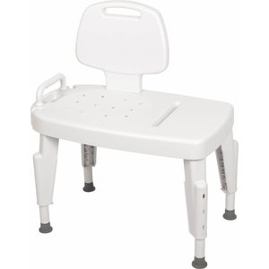 Medline Composite Transfer Bench with Back