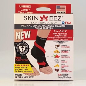 Skineez Medical Grade Compression Ankle Sleeve