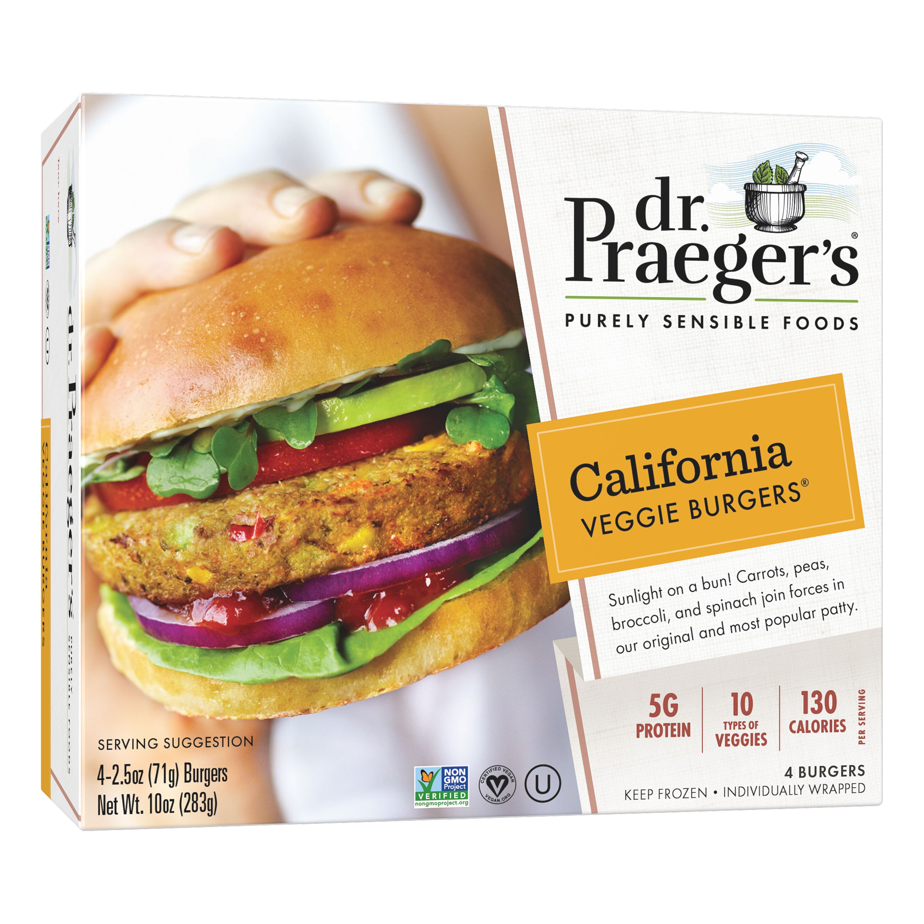 Dr.Praegers California Veggie Burger, 4 ct, 10 oz