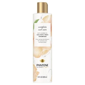 Pantene Nutrient Blends Complete Curl Care Shampoo with Jojoba Oil, 9.6 OZ