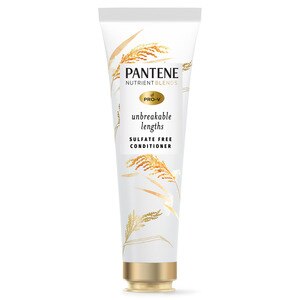 Pantene Nutrient Blends Sulfate Free Conditioner, Anti Breakage with Rice Bran Oil, 8 OZ