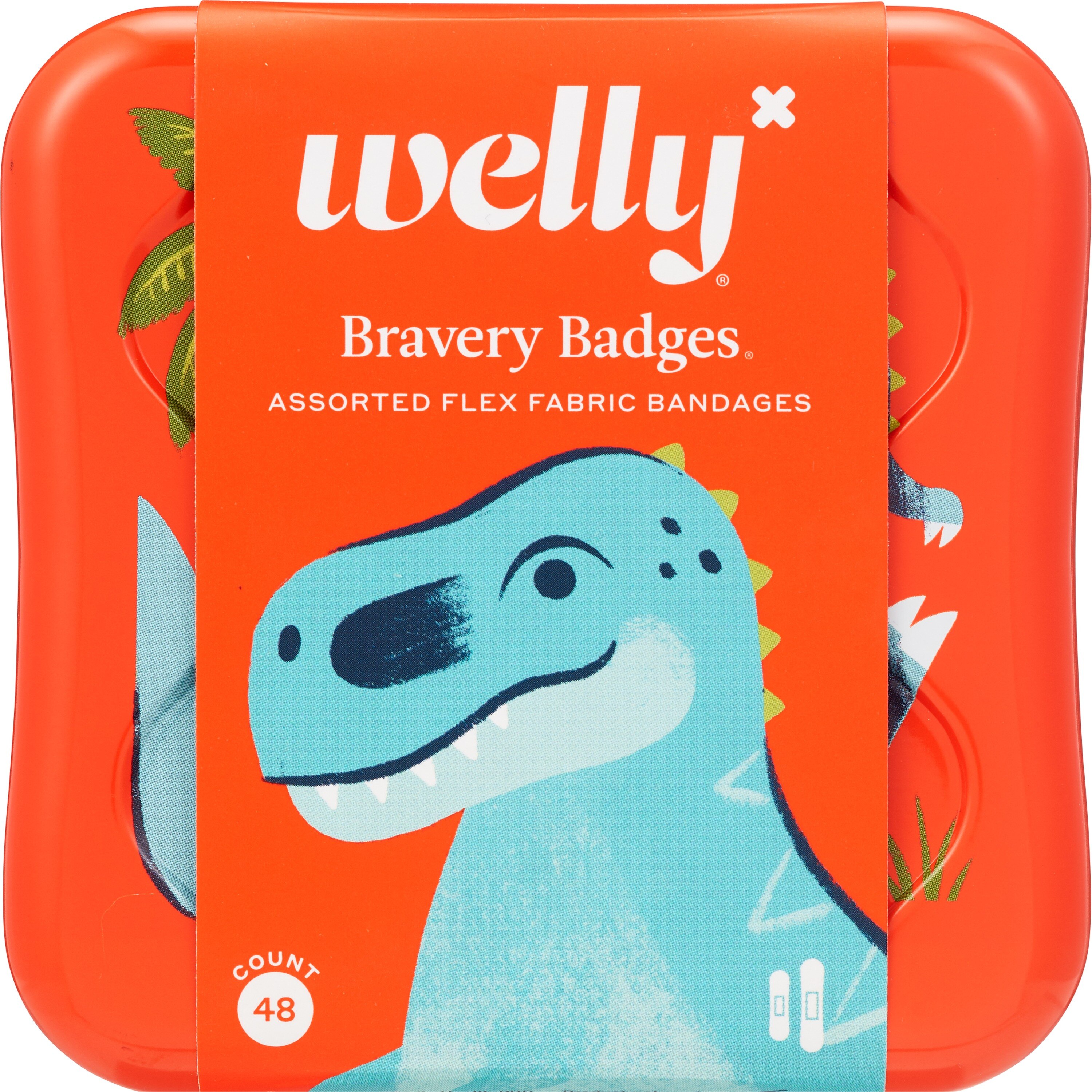 Welly Kids Rainbow Bravery Badges Kit, Assorted, 48 CT