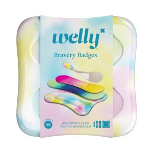 Welly Colorwash Flex Fabric Bandages, 48 CT