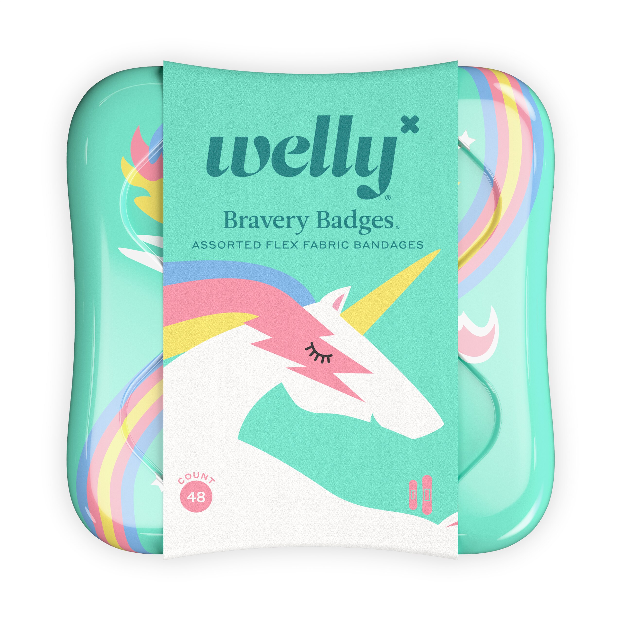 Welly Bravery Badges Unicorn, 48 CT