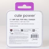 iHip Cute Dual Wall Charger, thumbnail image 4 of 4