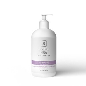 Social CBD Night Time Lotion, 300mg - State Restrictions Apply