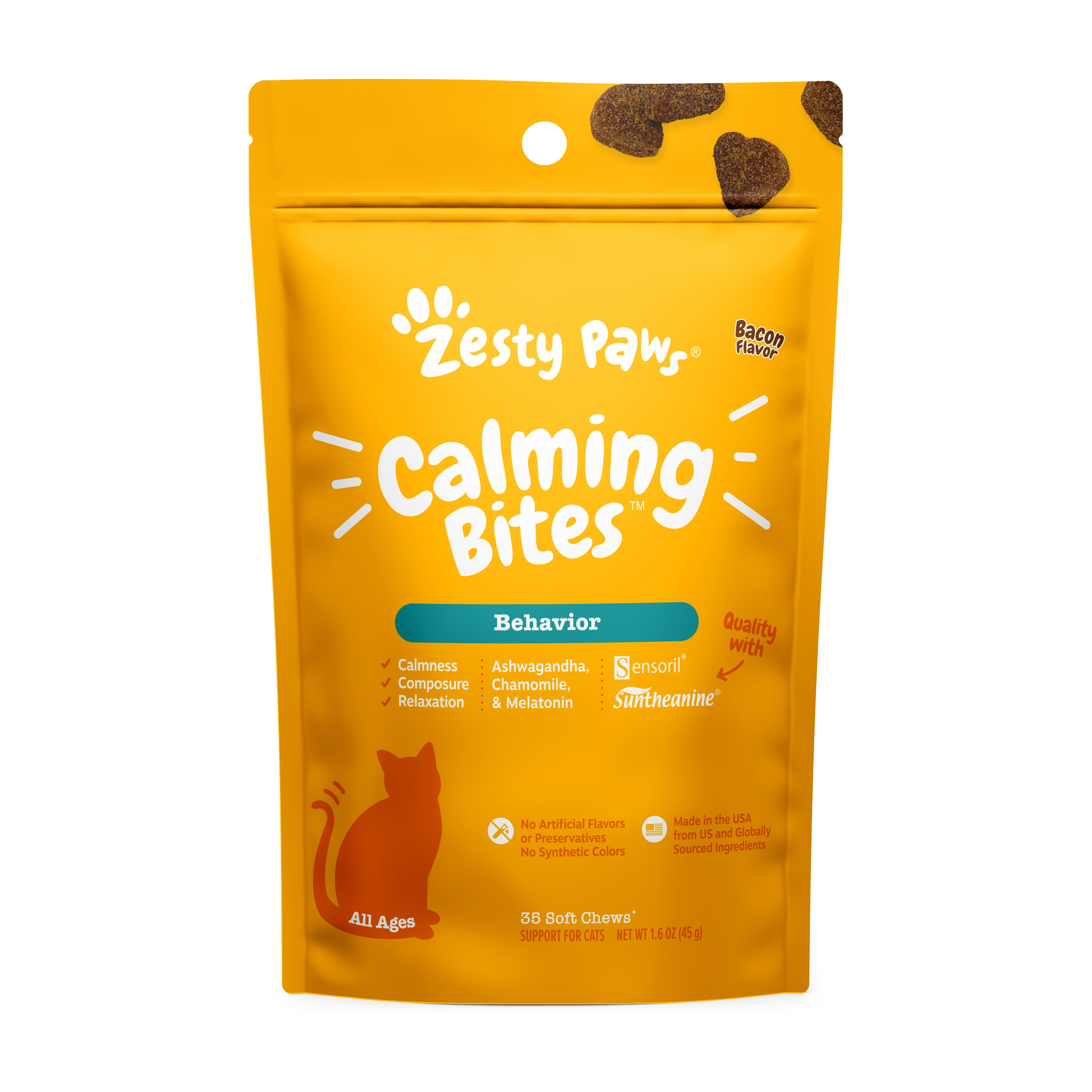 Zesty Paws Cat Chews, Calming, 35ct