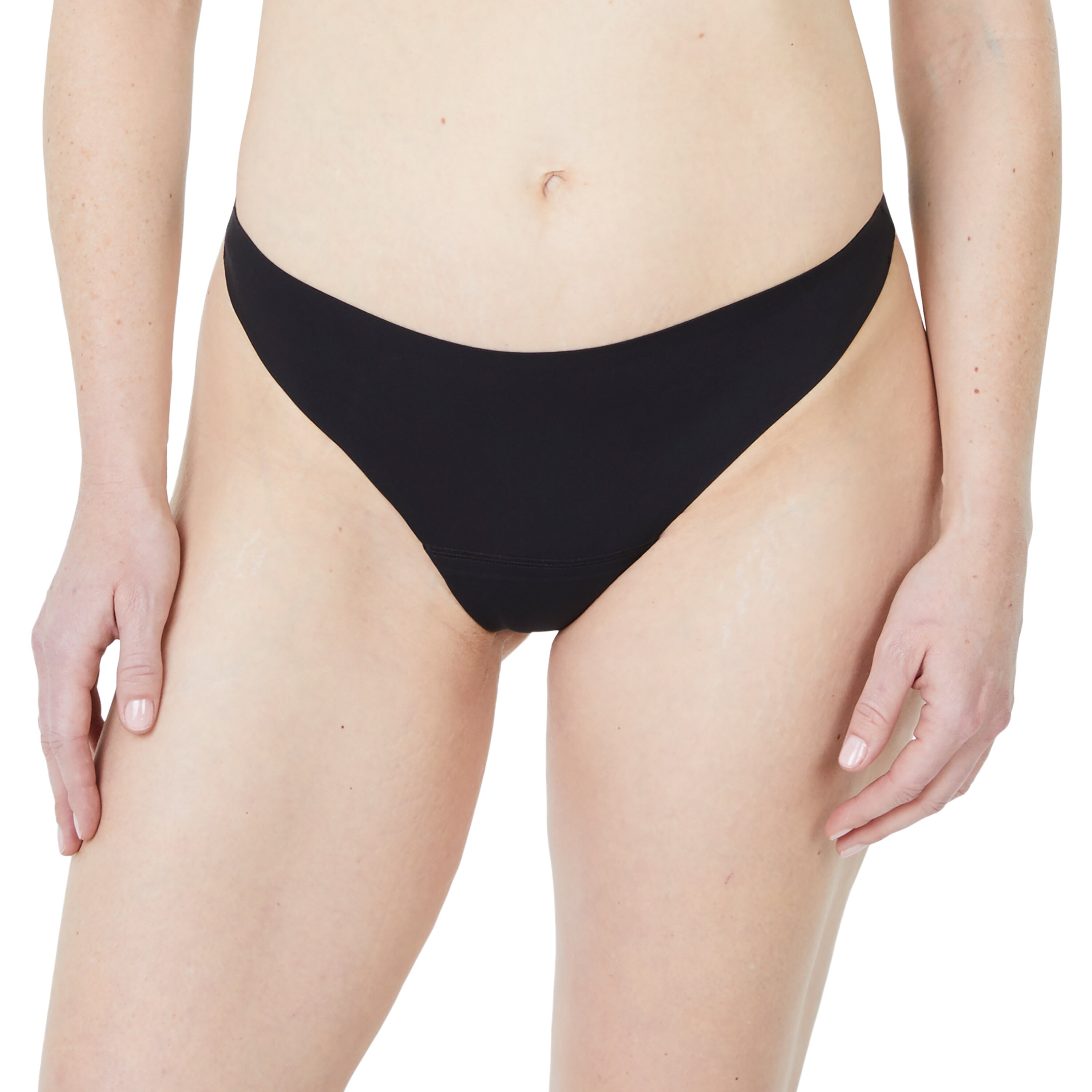 Unders by Proof Women's Period Underwear Light Absorbency Leak Resistant Thong, XL