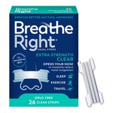 Breathe Right, Extra Strength Clear Nasal Strip, thumbnail image 1 of 6