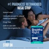 Breathe Right, Extra Strength Clear Nasal Strip, thumbnail image 3 of 6