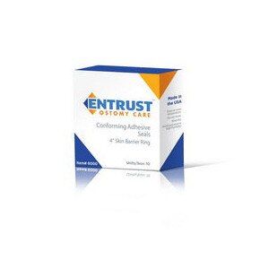 Fortis Medical Entrust Ostomy Adhesive Seal Skin Barrier Ring 4 in., 10CT